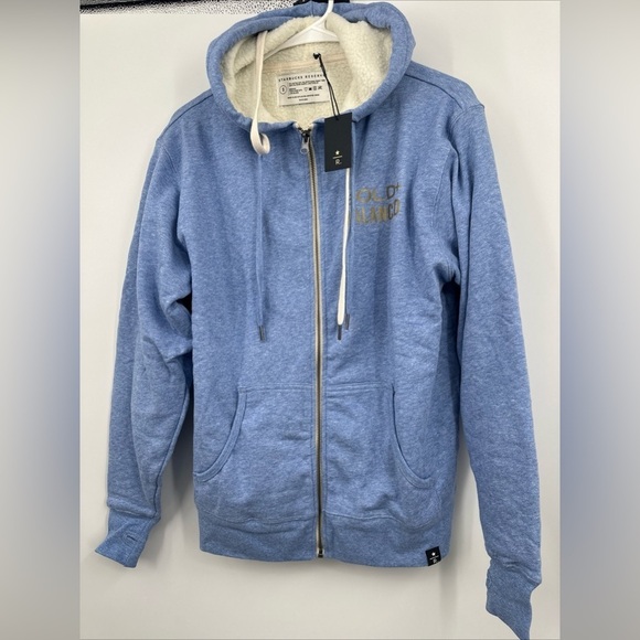 Starbucks Reserve Unisex Size S Sherpa Hoodie Jacket Bold & Balanced NWT 2022 - Picture 1 of 7